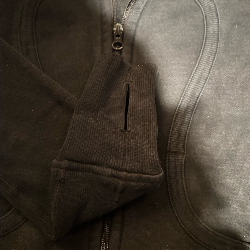 Black Zip-Up Hoodie